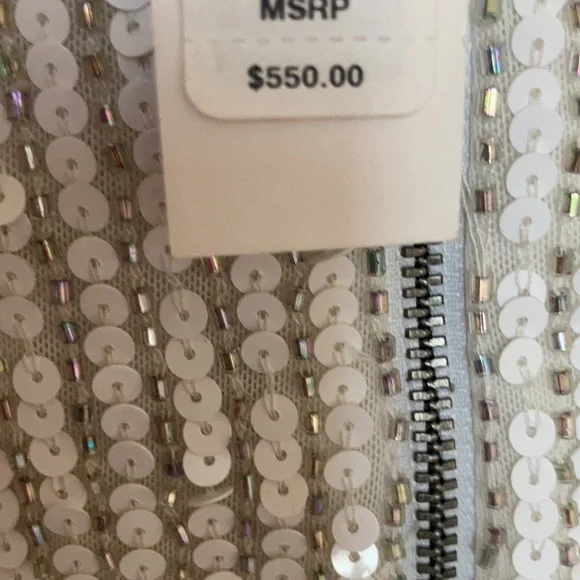 🔥🤍✨🤍 HP Alice and Olivia sequined dress🤍 - Picture 10 of 15